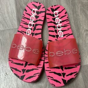 Bebe slides size 9